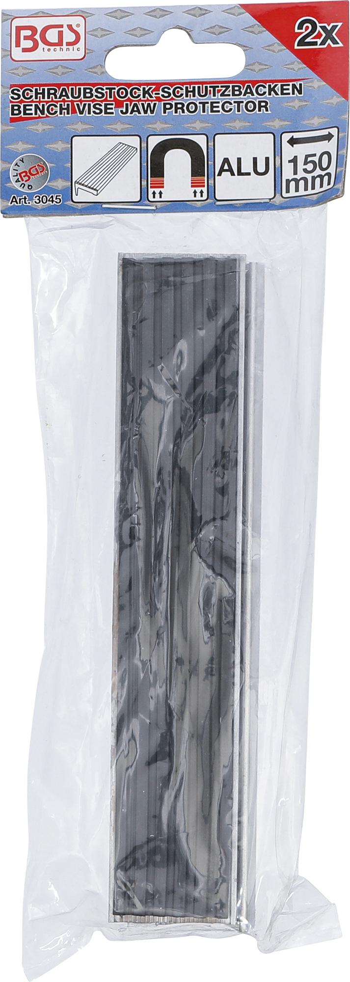 Spaustuvų lūpų apsaugos gumuotos | Aliuminis | 150 mm | 2 vnt. (3045)