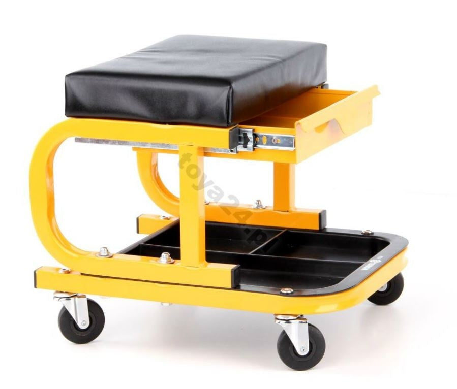 Stačiakampė kėdutė su ratukais ir stalčiumi (81824)