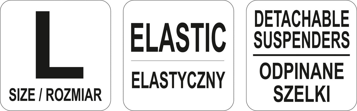 Apsauginis juosmens diržas su petnešom | L dydis (YT-74240)