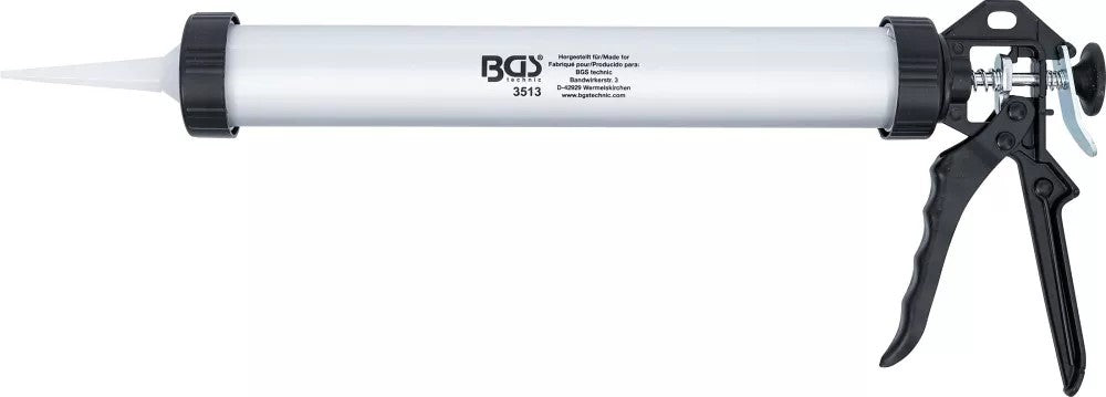 Pistoletas silikonui kasetėms aliuminis | 380 mm (3513)