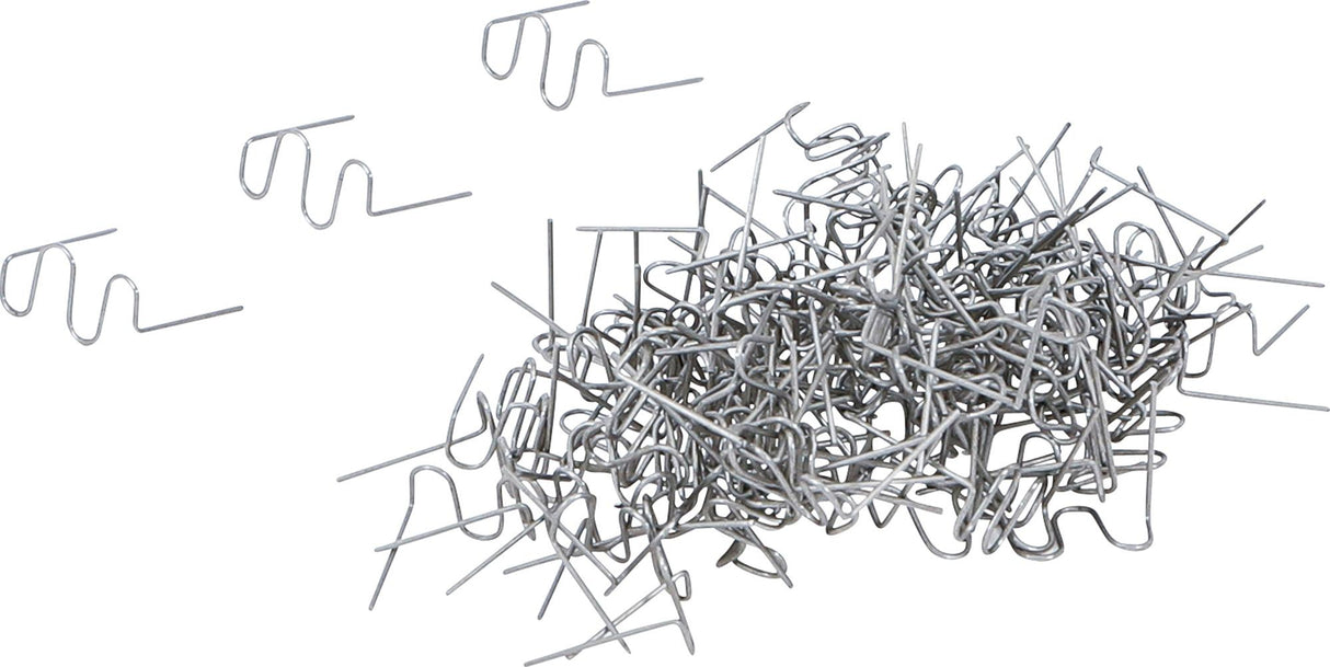 Remonto segtukų rinkinys | Bangos forma | 0,6 mm | 100 vnt. (73352B)