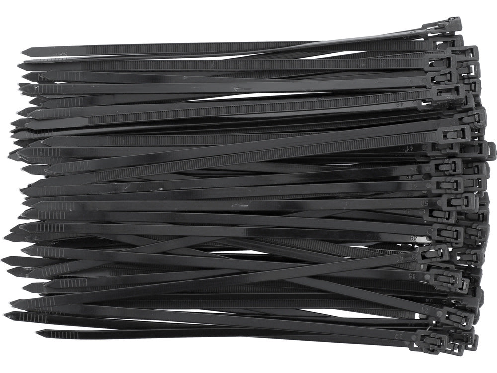 Стяжки нейлоновые чёрные | 4,8X200 mm | 100 шт.