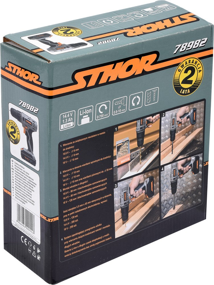 Аккумуляторный шуруповёрт LI-ION 14,4V 1,3 AH