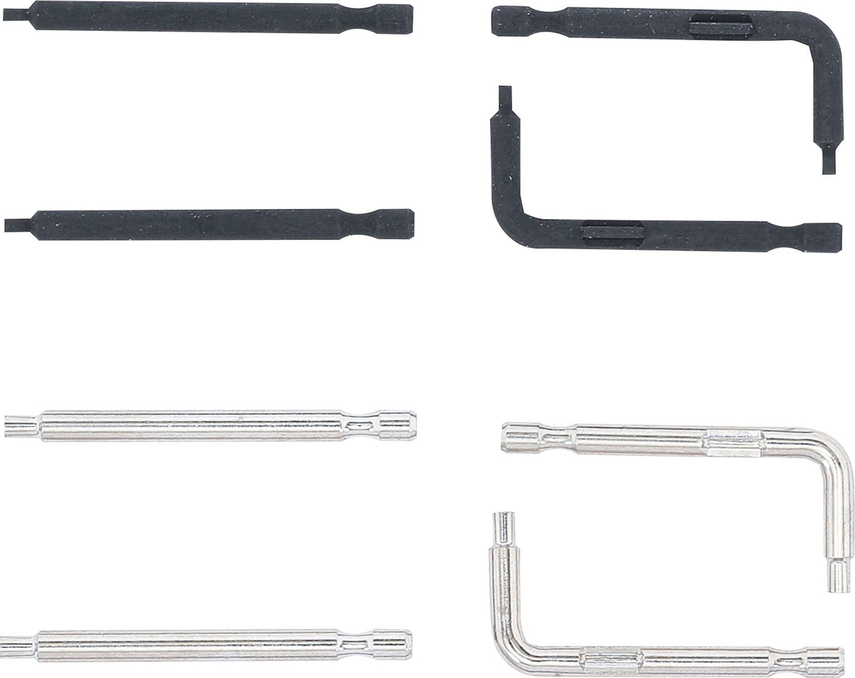 Atsarginiai antgaliai skirti žiedinių replių žnyplėms | 4 poros | BGS 8831-1 (8831-2)