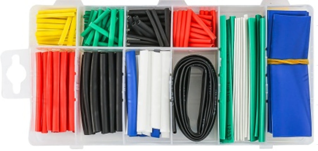 Termo žarnelių asortimentas (kembrikų) | spalvotos | 171 vnt. (SK01144)