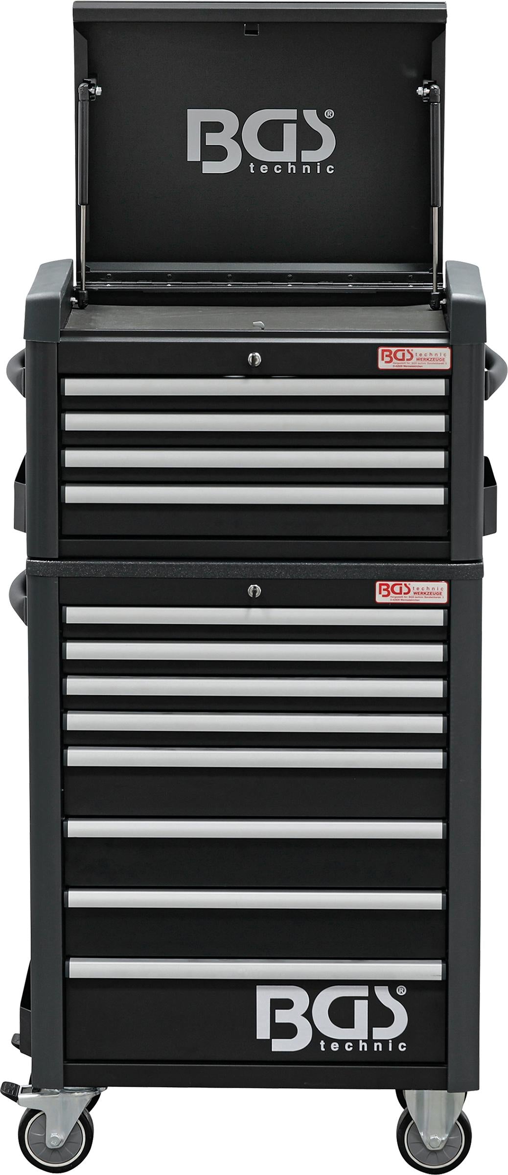 Įrankių spintelė su ratukais | Pro Standard Max | 12 stalčiių | su 296 įrankiais (4088)