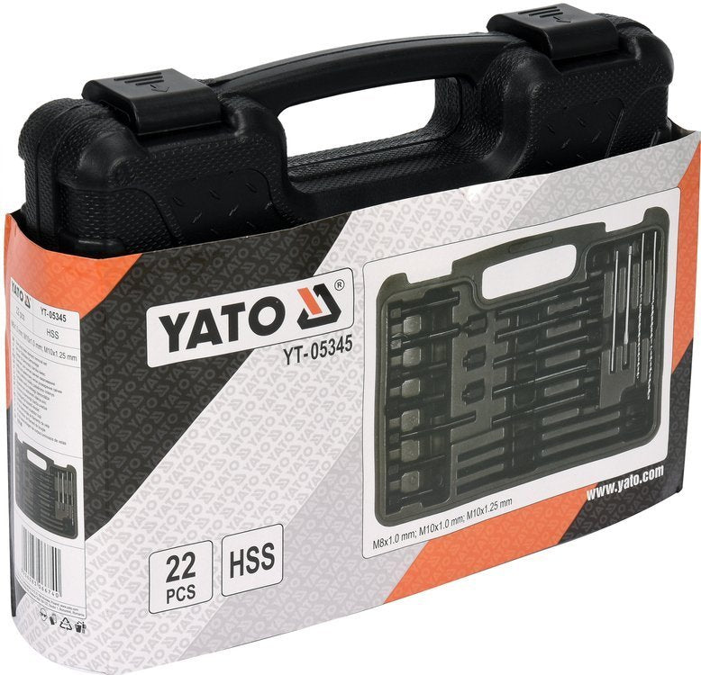 Kaitinimo žvakių elektrodų šalinimo įrankių rinkinys | M8 / M10 | 22 vnt (YT-05345)