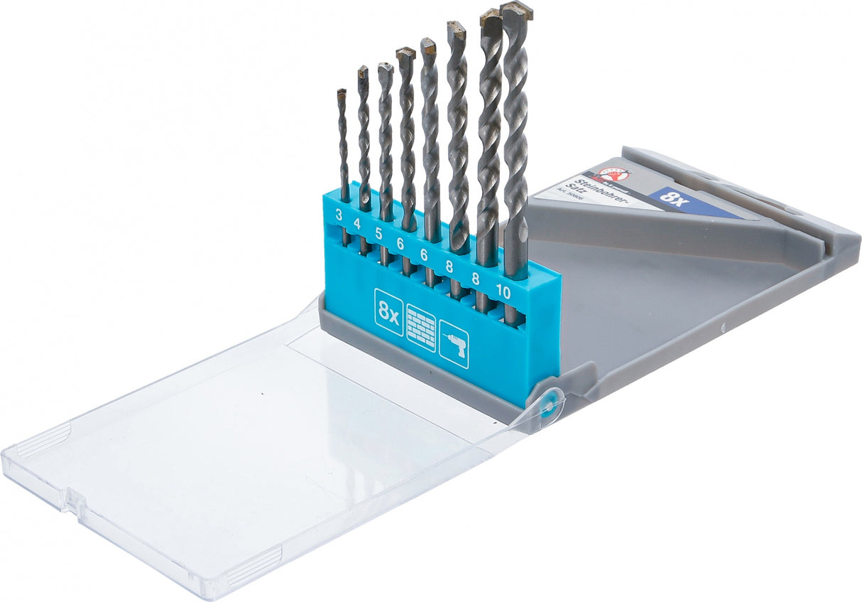 Mūro grąžtų rinkinys | 3–10 mm | 8 vnt. (50806)