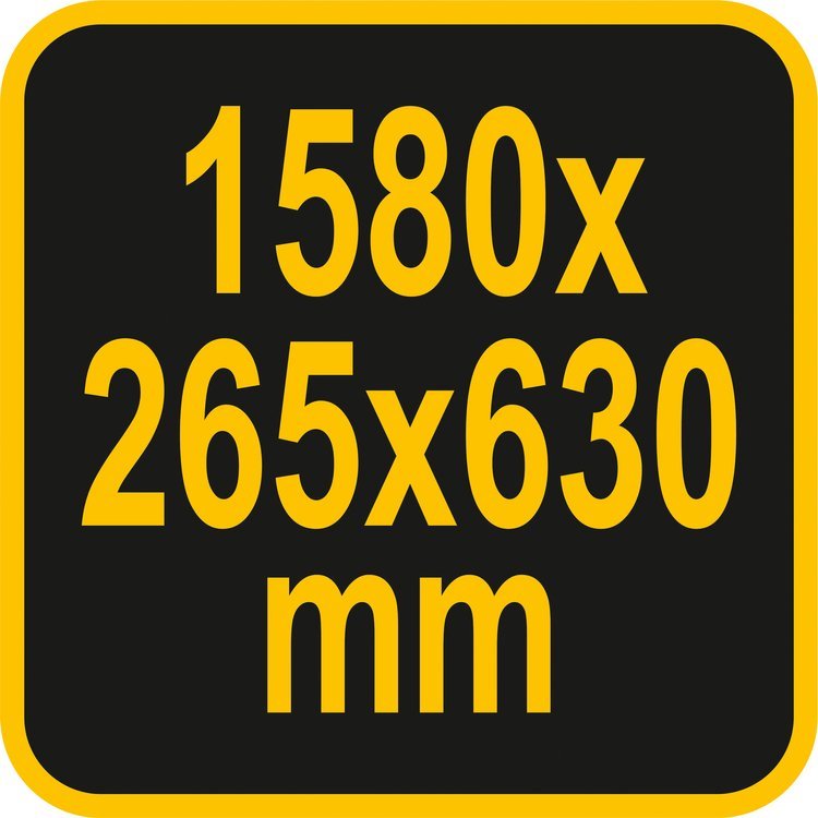 Spintelė dirbtuvėms | pakabinama | 1580 x 630 mm (58441)