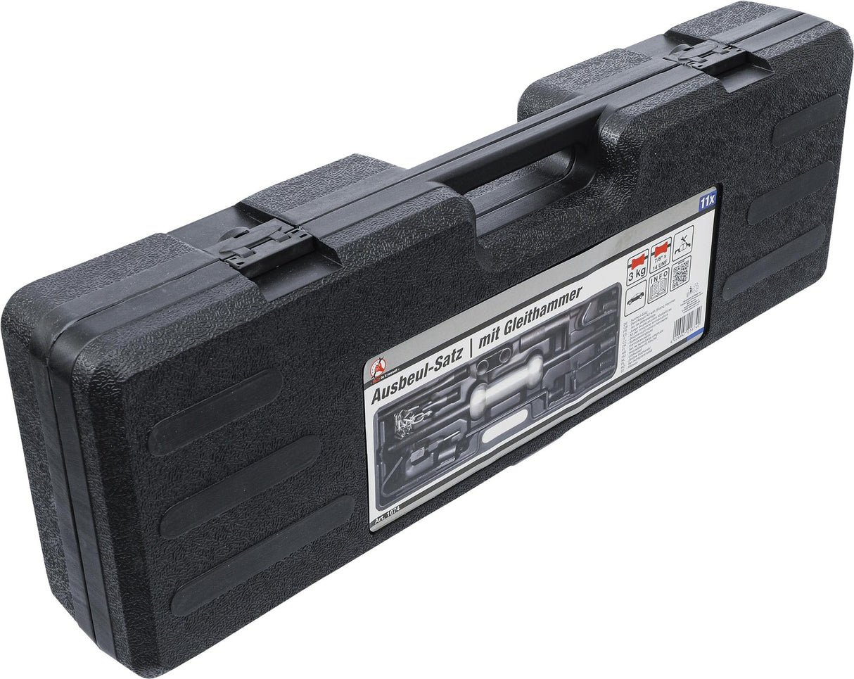 Kėbulo remonto rinkinys su atbuliniu plaktuku | 11 vnt. (1674)