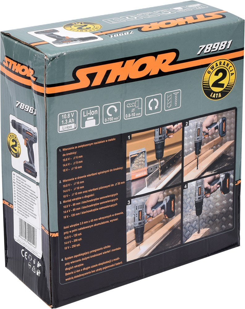 Akumuliatorinis suktukas LI- ION 10,8V 1,3 AH (78981)