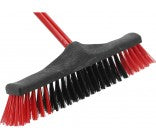 Šluota, gatvės šepetys, sodo šluota | 400 mm | su 140 cm rankena (YT-86851)