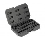 Smūginių antgalių rinkinys | 1/2" | 25 vnt (YT-10657)