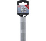 Galvutė žvakėms su guminiu laikikliu, 12-kampė, ilga | 10 mm (3/8") | 16 mm (2448)