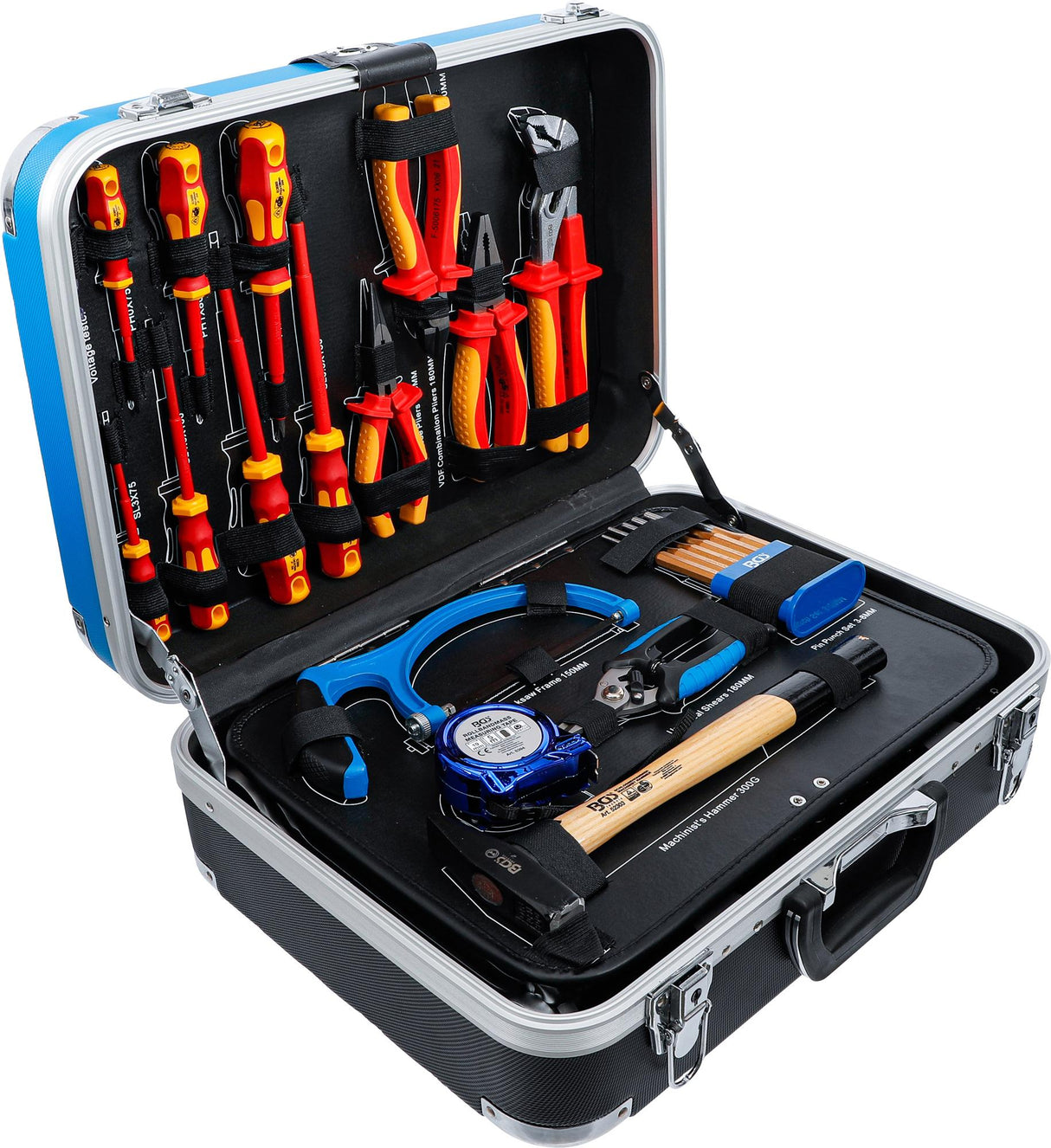 Įrankių rinkinys lagamine | santechnika | 86 vnt. (15504)