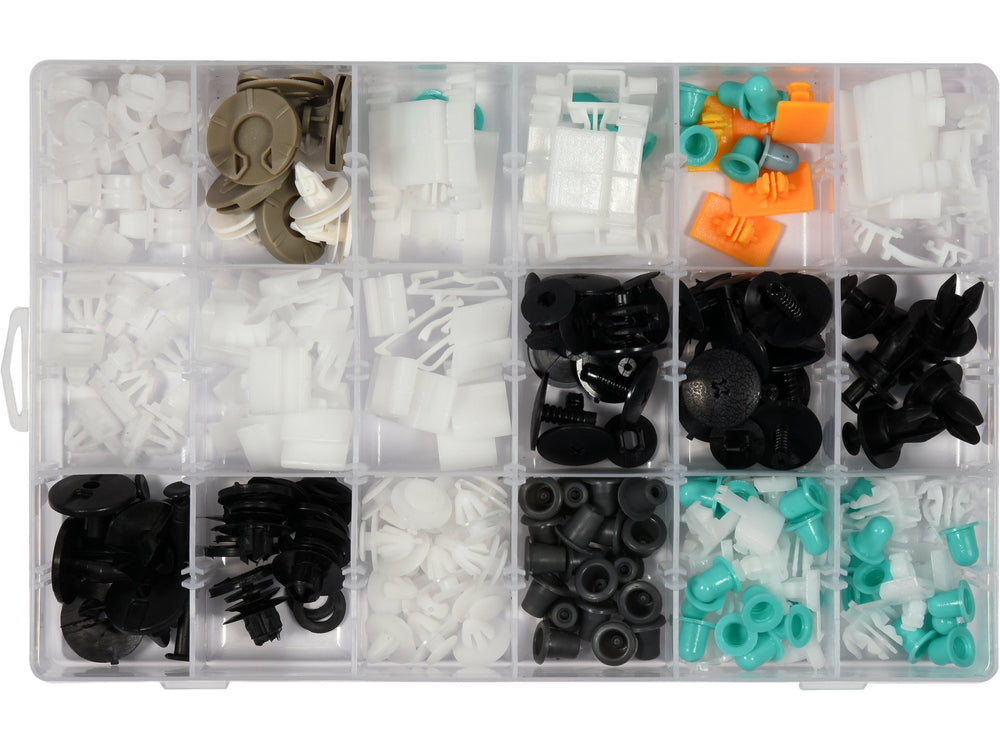 Automobilinis klipsų asortimentas Audi | 160 vnt. (YT-06664)