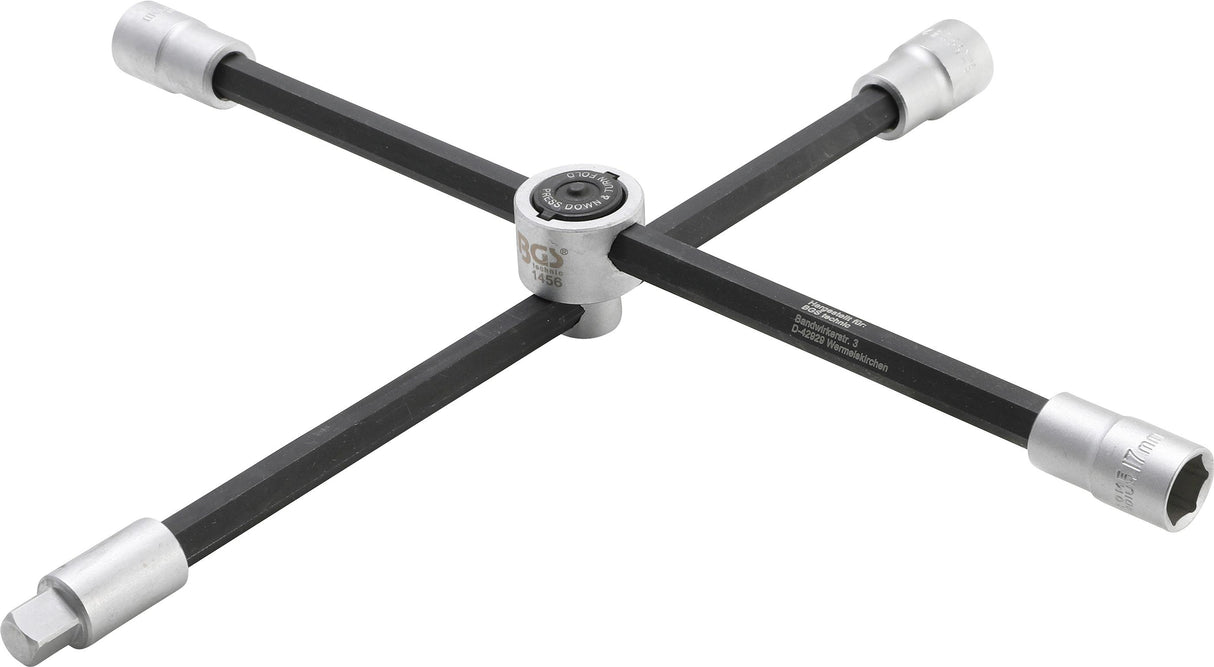 Automobilio rato veržliaraktis | sulankstomas | 17 x 19 - 21 x 12,5 mm (1456)