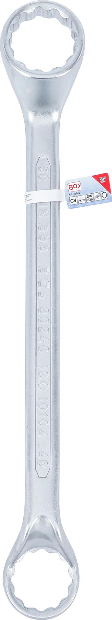 Raktas kilpinis lenktas | 46x50 mm (30246)