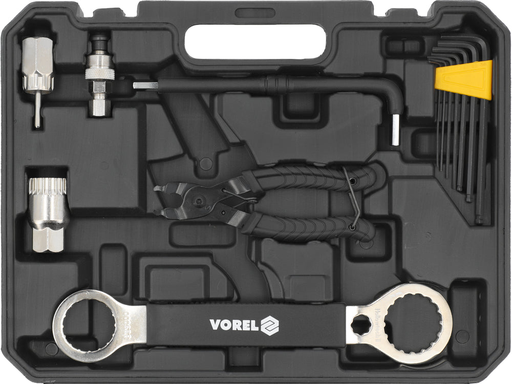 Įrankių rinkinys dviračių remontui (58770)