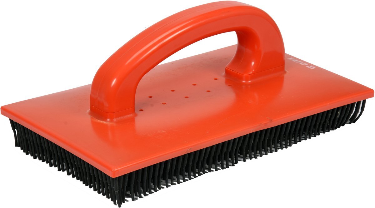 Šepetys / teptukas guminis | tekstūrai / dekorui / išlyginti / dažyti | 140 x 235 mm (YT-51973)