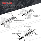 Kaitinimo žvakių elektrodų šalinimo įrankių rinkinys | M8 / M10 (VS315)