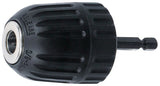 Greito užspaudimo griebtuvas | 6,3 mm (1/4") antgalis | 0.8 - 10 mm (84527)