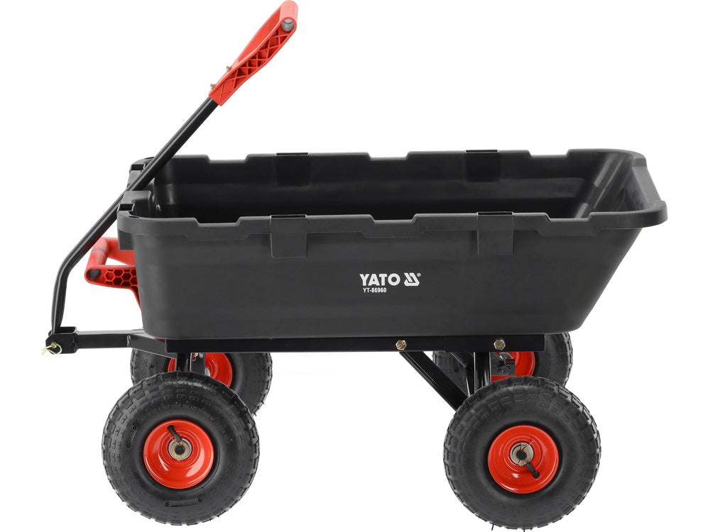 Садовая тележка с самосвальным кузовом XL 350 кг, 10" колёса