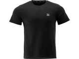Marškinėliai BASIC | juodi | 100% medvilnė | 2XL dydis (YT-78474)