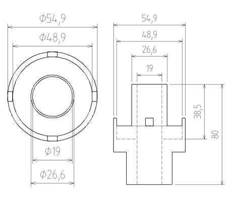 Specializuotų dantytų galvučių rinkinys | 5 vnt. (67220)