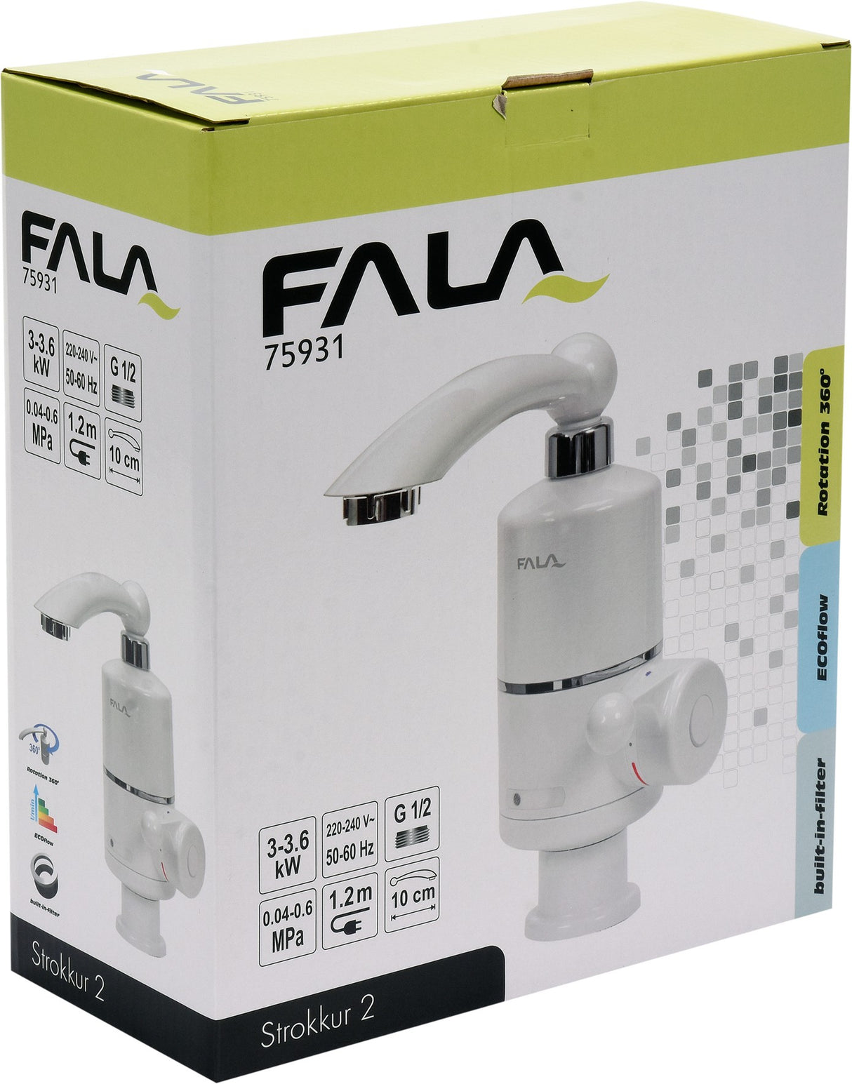 Elektrinis vandens šildytuvas / maišytuvas | 3000W | STROKKUR-2 (75931)