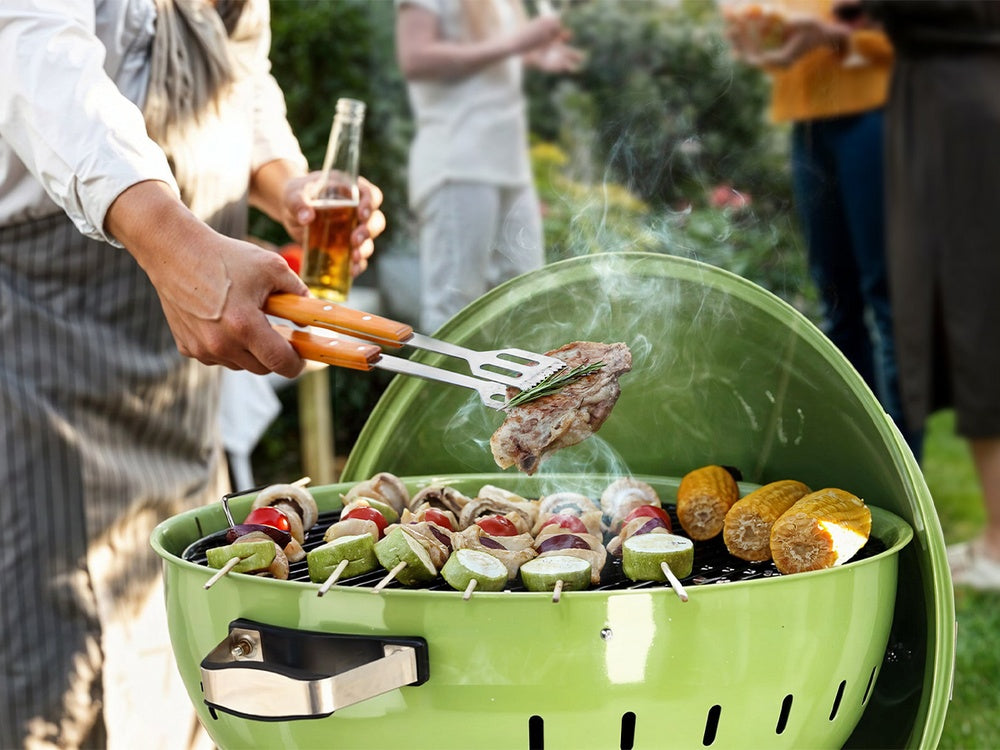 Круглый гриль | 54 cm | зелёный