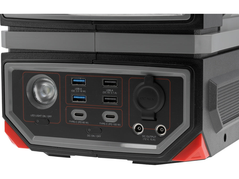 Nešiojama maitinimo stotis 600W, 504WH, 230V, USB-C PD | power bank (YT-83091)