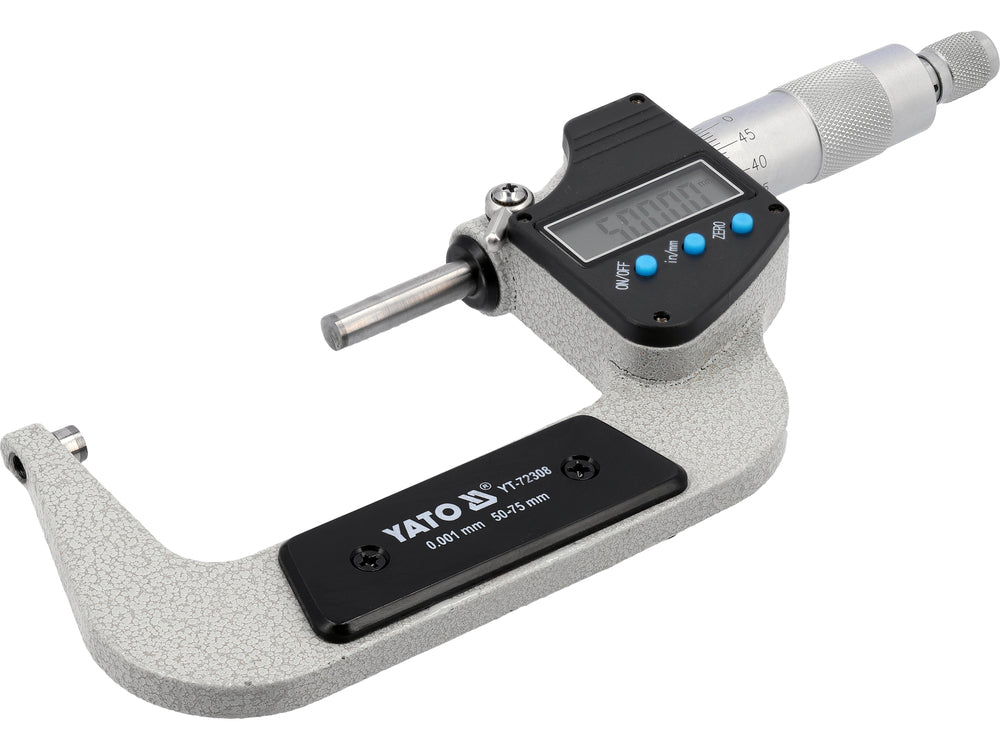 Mikrometras skaitmeninis | 50-75 mm / 0,001 mm (YT-72308)
