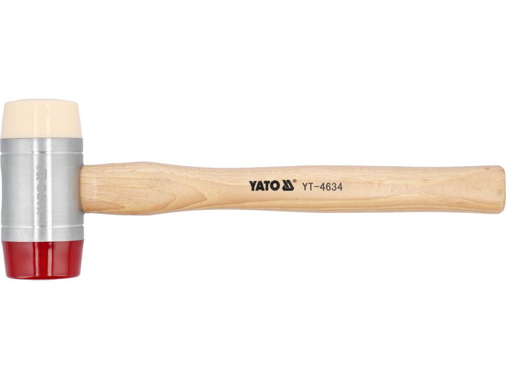 Plaktukas PU / nailonas | Hickory rankena | Ø 60 mm (YT-4634)