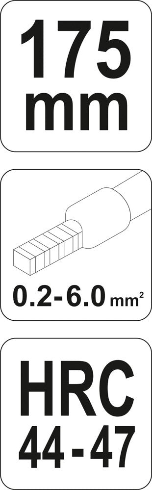 Клещи для обжима разъёмов | 0,2 - 6 mm²