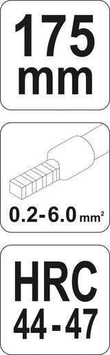 Клещи для обжима разъёмов | 0,2 - 6 mm²