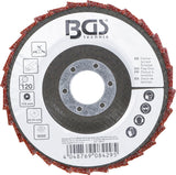 Šlifavimo diskas lapelinis | neaustinė medžiaga | Ø 115 mm | P 120 (74473)