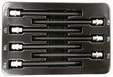 Įpresuotų antgalių rinkinys | 6.3 mm (1/4") | T-Star (Torx) S2 | T10 - T40 | 7 vnt. (S1107)