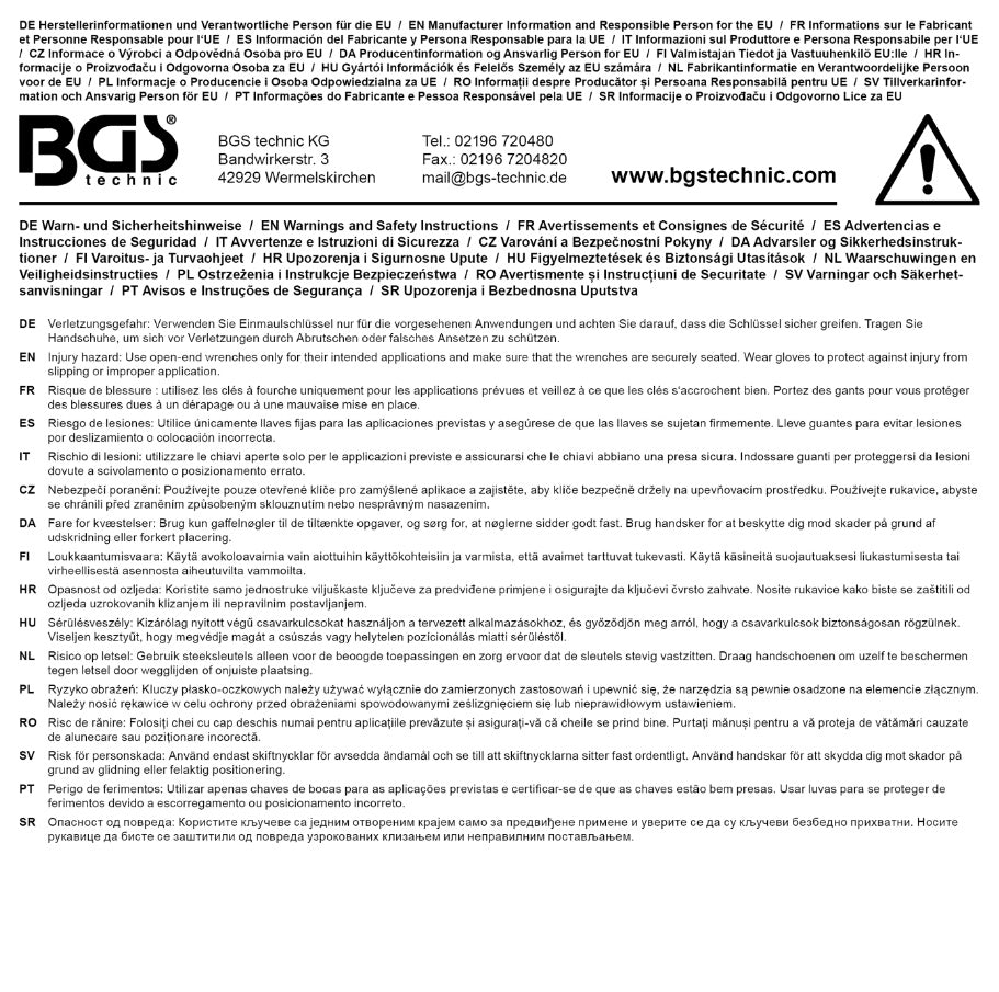 VDE atvirų raktų rinkinys | 7 - 14 mm | 5 vnt. (7159)