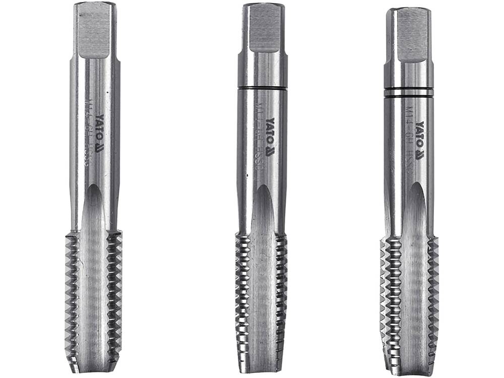 Sriegikliai 3vnt.M20x2,5, HSS/M2 (YT-2943)