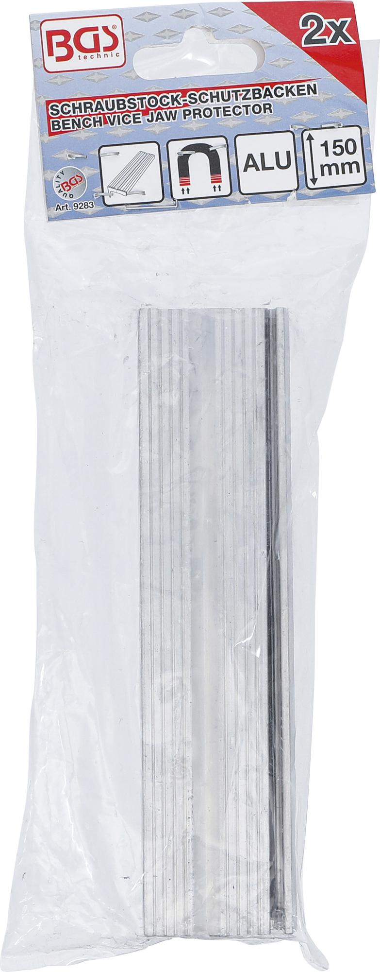 Spaustuvų lūpų apsaugos | Aliuminis | 150 mm | 2 vnt. (9283)