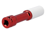 Galvutė smūginė ilga plonasienė prailginta | 150 mm | su plastikine apsauga | 12,7 mm (1/2") | 21 mm (YT-10593)