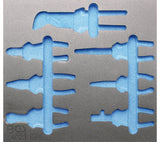 Tuščias padėklas į spintelę replių rinkiniui 7vnt. (4023-1)