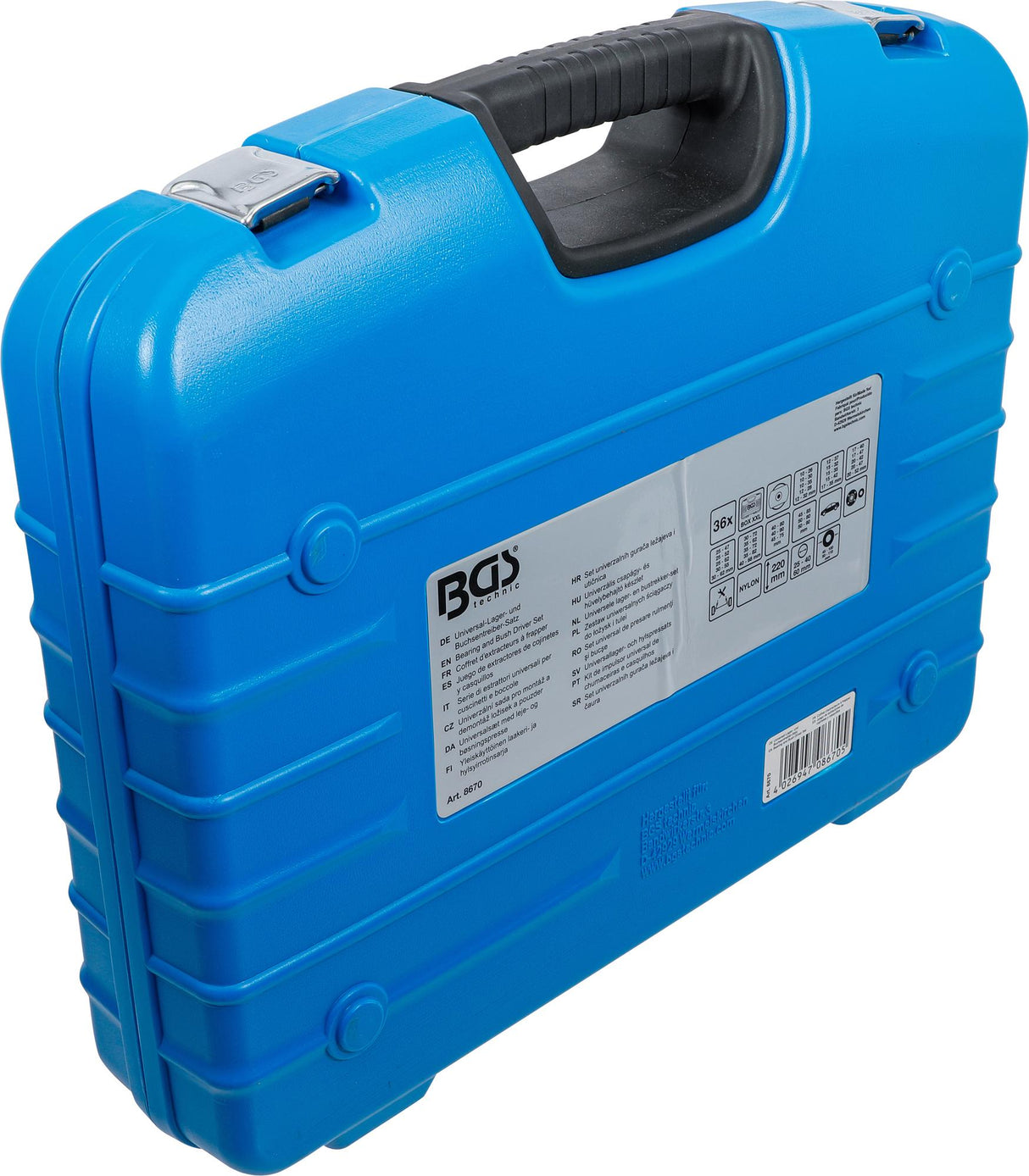 Guolių presavimo / dreifo rinkinys | Nailonas | 36 vnt. (8670)