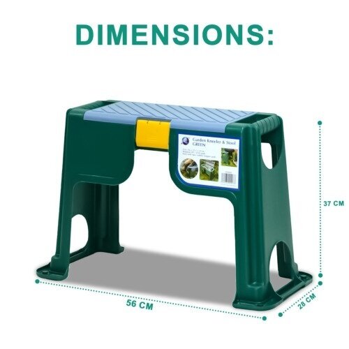 Atlenkiama sodo taburetė su įrankių skyriumi | 3 viename (KS3T)