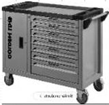 Įrankių spintelė ant ratukų XXL | metalinis starviršis | su įrankiais | 7 stalčiai / 1 durelės (H7008)