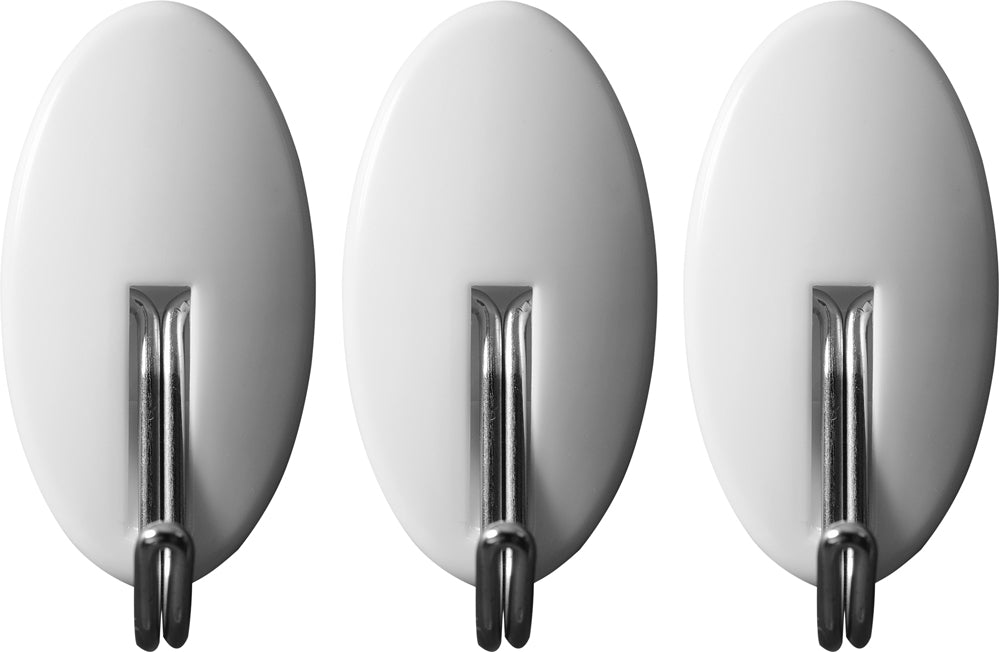 Sieniniai kabliukai klijuojami | 3 vnt. (74751)