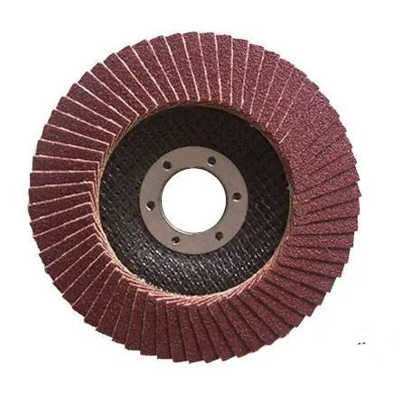 Šlifavimo diskas lapelinis | išgaubtos formos | P120 | 125X22,2 mm (ES814120)