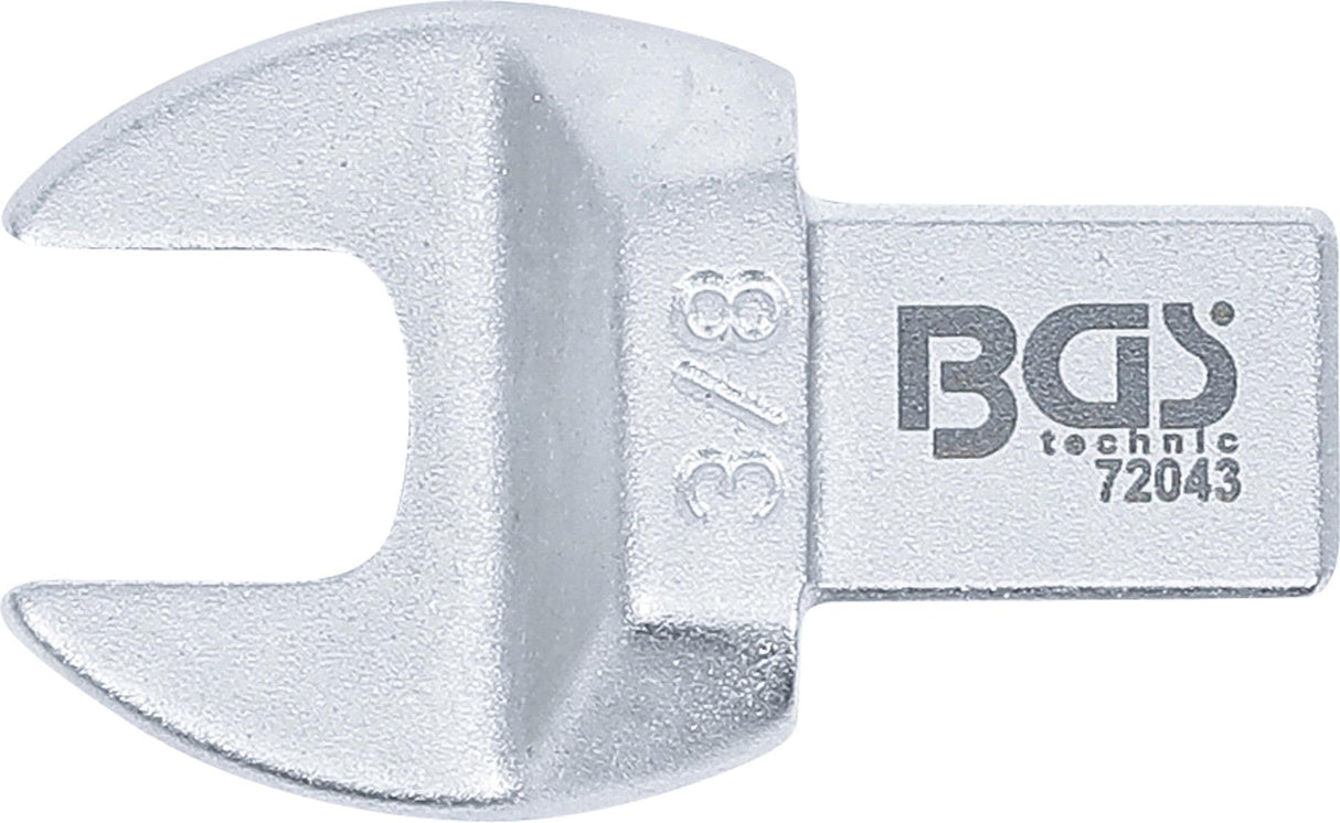 Открытый вставной рожковый ключ | 3/8" | квадрат 9 x 12 mm