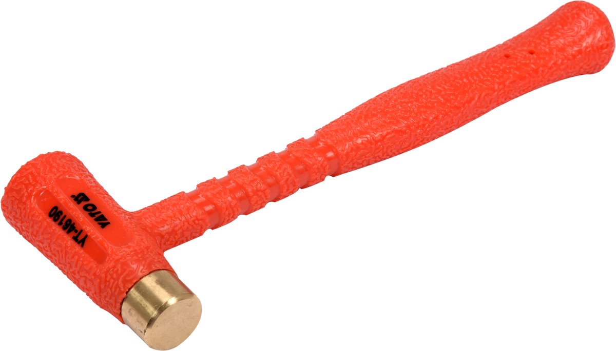 Beinercinis neatšokantis plaktukas | žalvarinis antgalis | 300 g | Ø 20 mm (YT-46190)